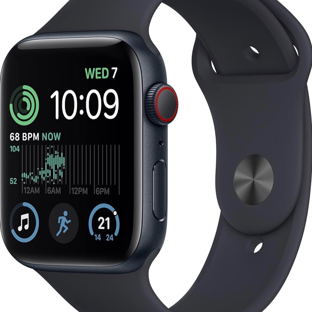 Apple Watch SE (2nd Gen) Midnight Aluminium Case with Midnight Sport Band